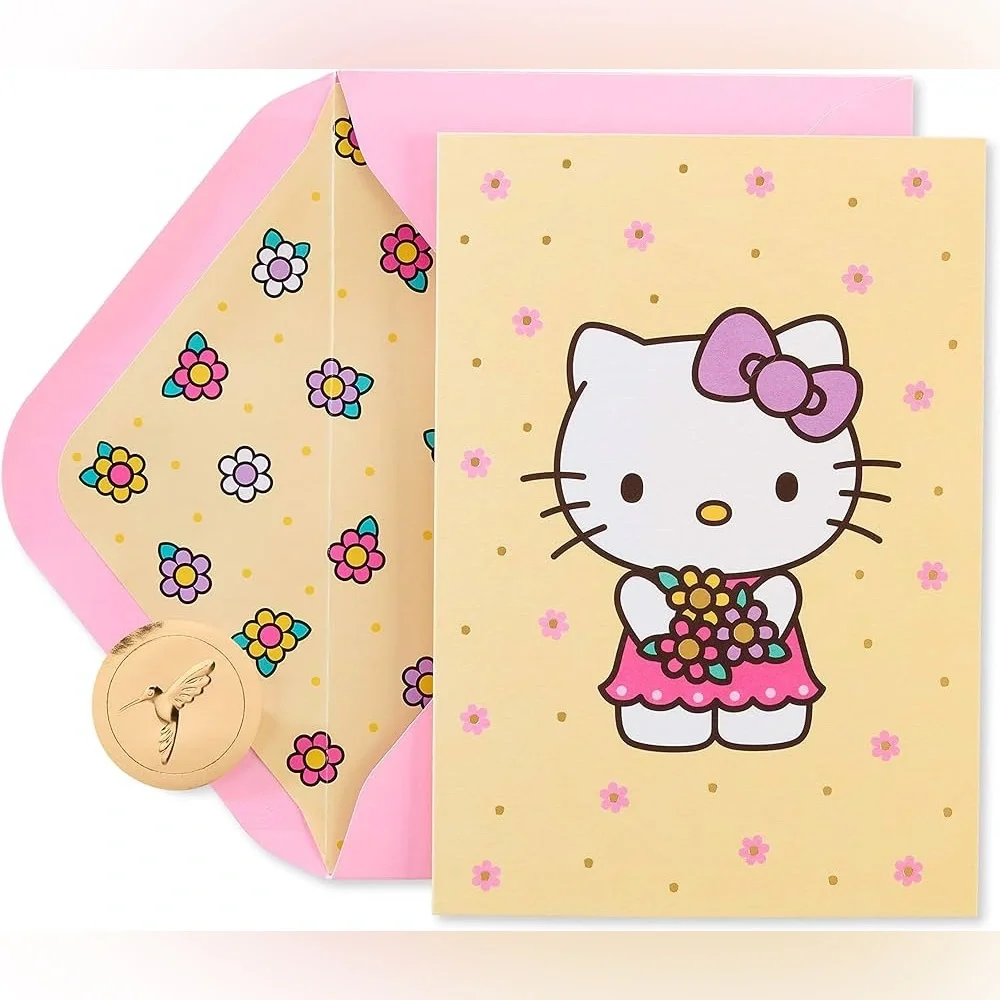 🆕Papyrus-Hello Kitty Stationery Set, 12 Count